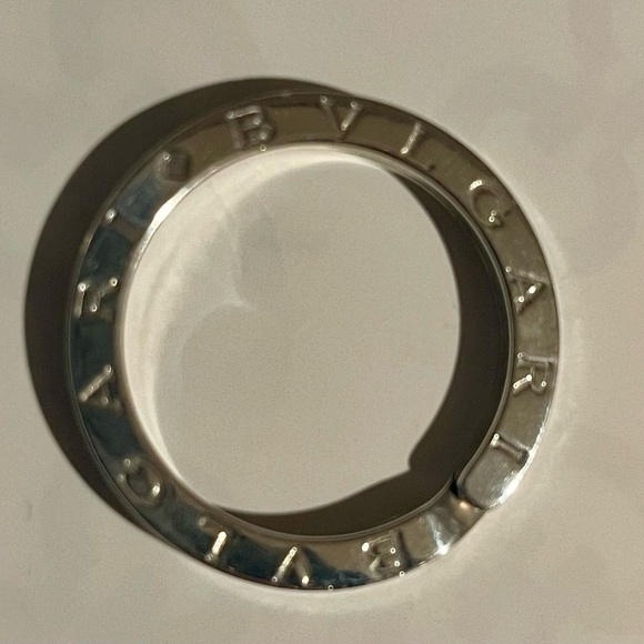 Auth $3 start BVLGARI Key Ring /Pendant SV925 11.4g W/Box 💟⬇️please read NOTE ⬇️ - Picture 13 of 13